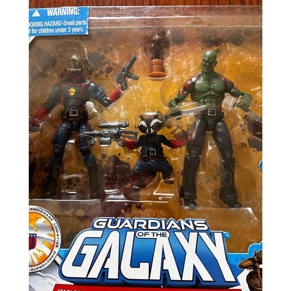 Marvel Universe Guardians of the Galaxy Hasbro Star-Lord Rocket Drax Groot 2011